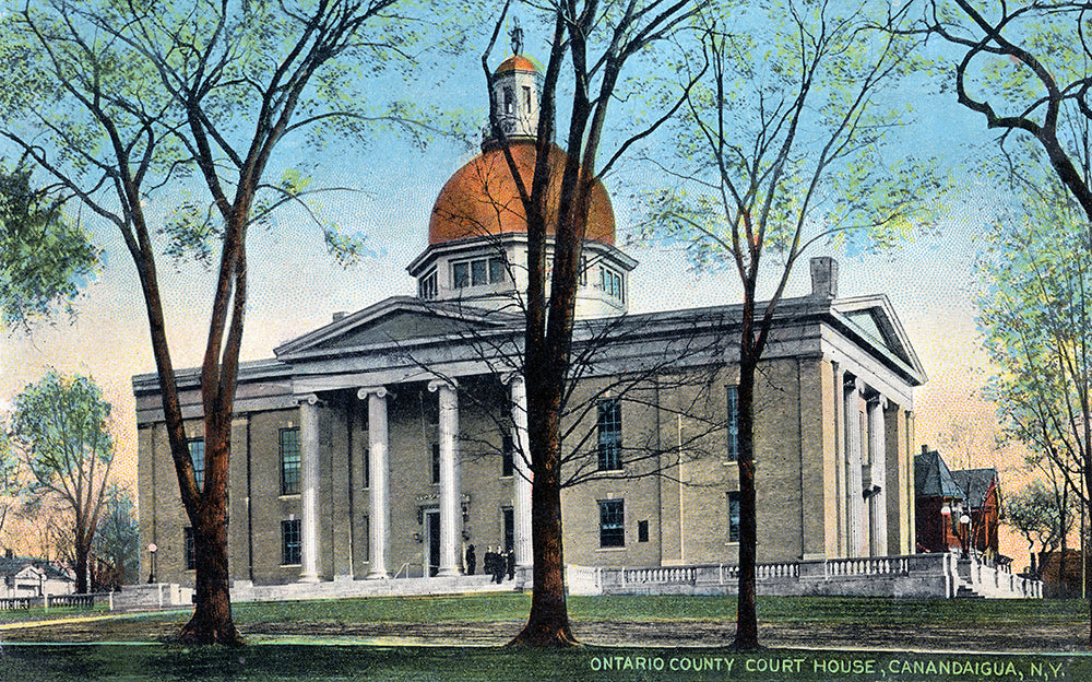 Ontario County Courthouse, Canandaigua NY - Print - Stomping Grounds