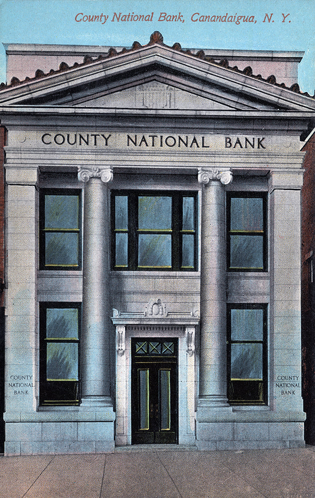 County National Bank, Canandaigua NY - Print - Stomping Grounds