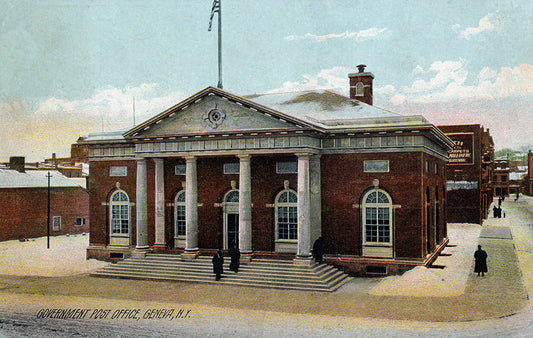 Government Post Office, Geneva, NY - Print - Stomping Grounds