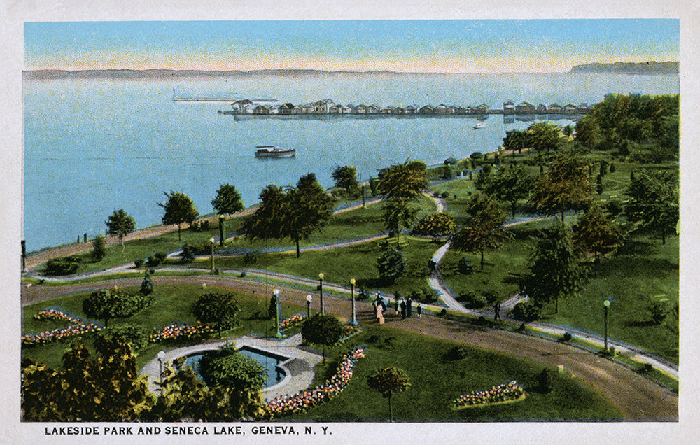 Lakeside Park and Seneca Lake, Geneva NY - Print - Stomping Grounds