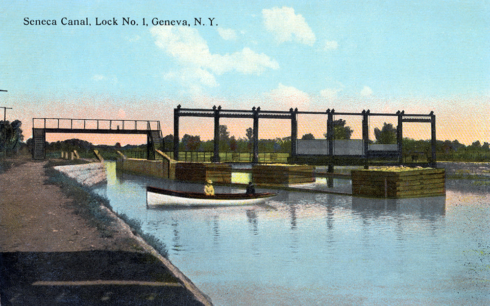 Seneca Canal, Lock No. 1, Geneva NY - Print - Stomping Grounds