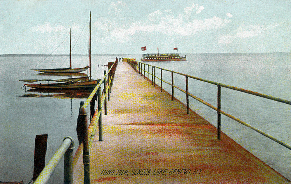 Long Pier, Seneca Lake, Geneva NY - Print - Stomping Grounds