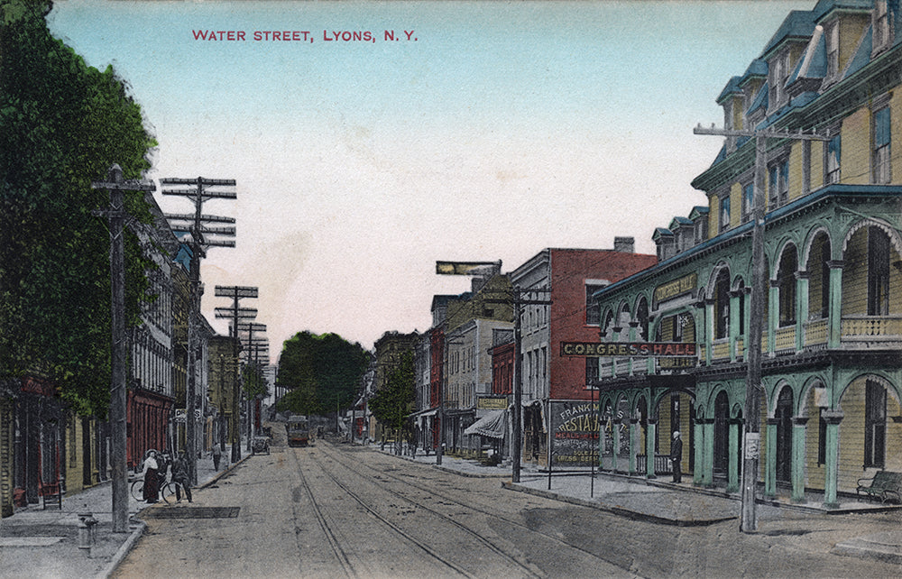 Water Street, Lyons, NY - Print - Stomping Grounds