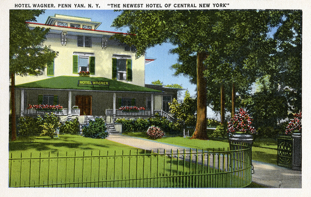 Hotel Wagner, Penn Yan, New York - Print - Stomping Grounds