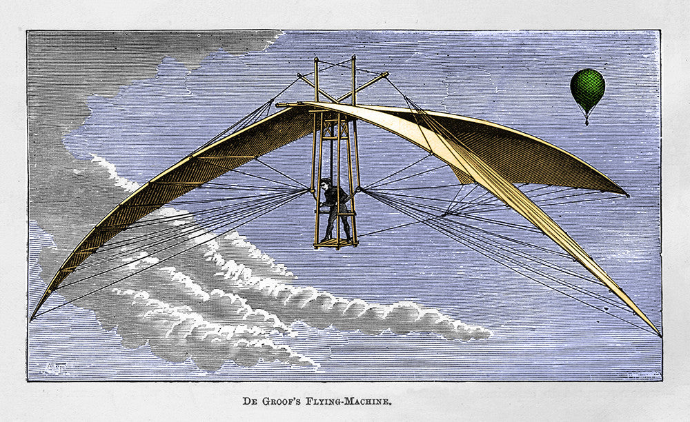 De Groof’s Flying Machine - Print - Stomping Grounds