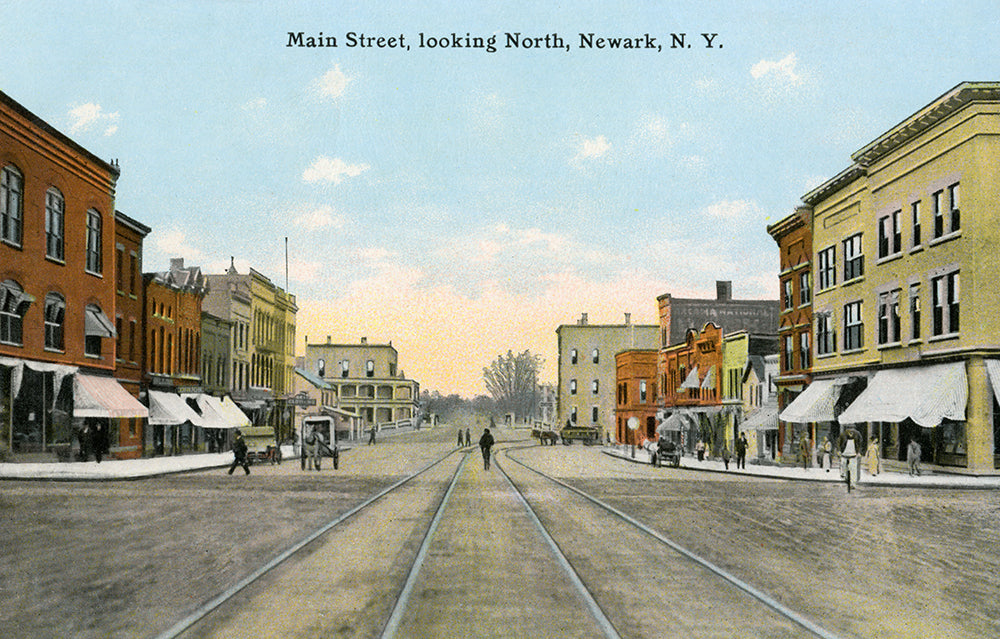 Main Street Looking North, Newark, NY - Print - Stomping Grounds