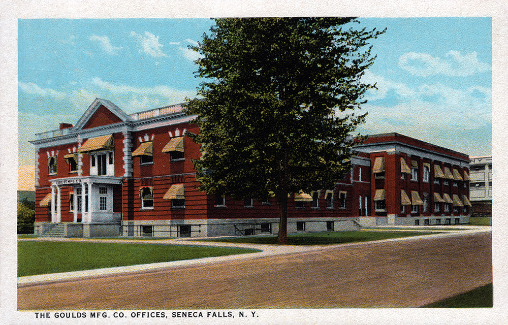 The Goulds MFG co. Offices, Seneca Falls, New York - Print - Stomping Grounds