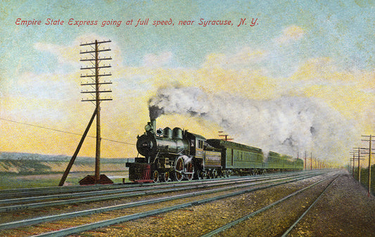 Empire State Express going full speed near Syracuse, NY - Print - Stomping Grounds