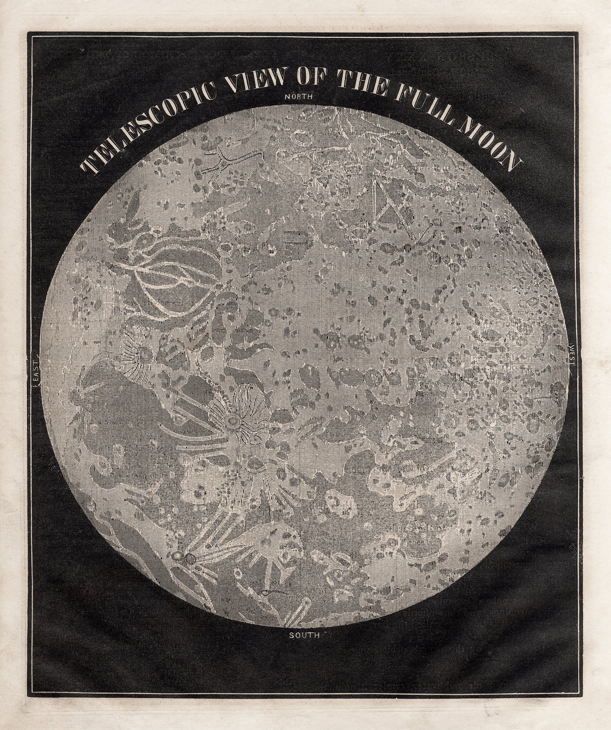 Telescopic View of the Full Moon - Print - Stomping Grounds