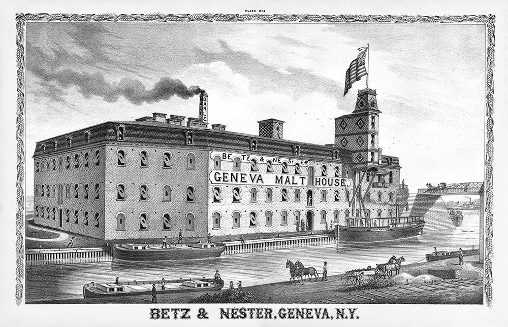 Betz and Nester Geneva Malt House - Print - Stomping Grounds