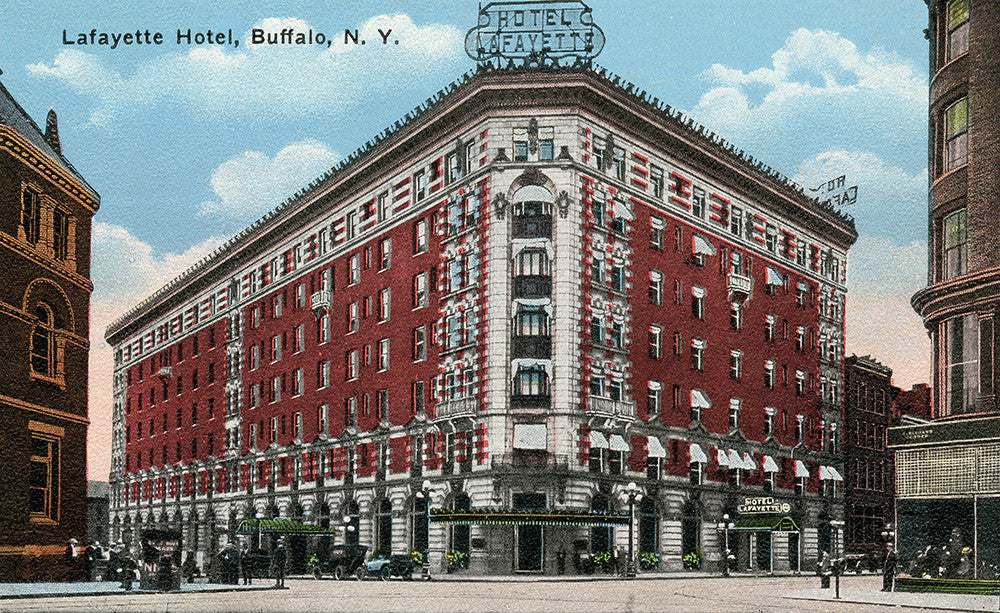 Lafayette Hotel, Buffalo, NY - Print - Stomping Grounds
