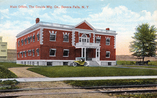 Main Office, The Goulds Manufacturing Company, Seneca Falls, NY - Print - Stomping Grounds
