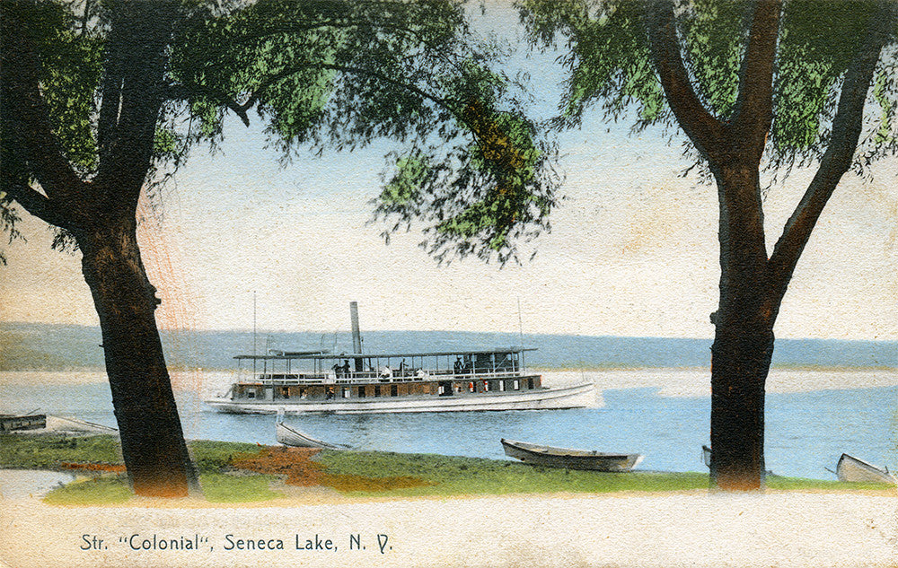 Steamer “Colonial” Seneca Lake, NY - Print - Stomping Grounds