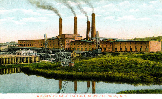 Worcester Salt Factory, Silver Springs, NY - Print - Stomping Grounds