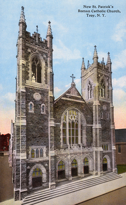 New Saint Patrick’s Roman Catholic Church, Troy, NY - Print - Stomping Grounds