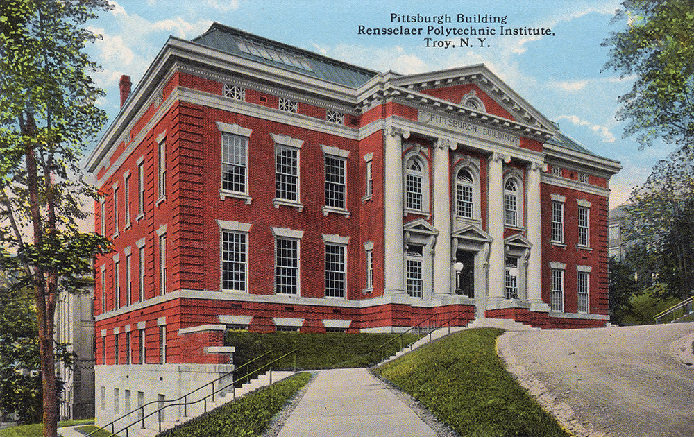 Pittsburgh Building, Rensselear Polytechnic Institute, Troy, NY - Print - Stomping Grounds