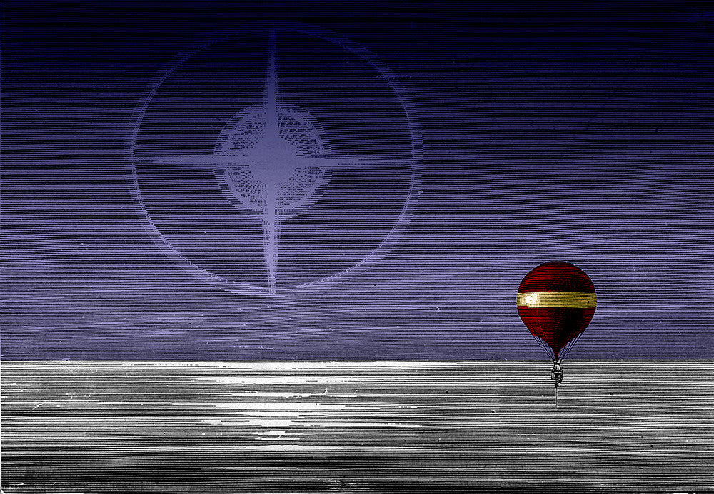 Balloon with a Haloed Moon - Print - Stomping Grounds