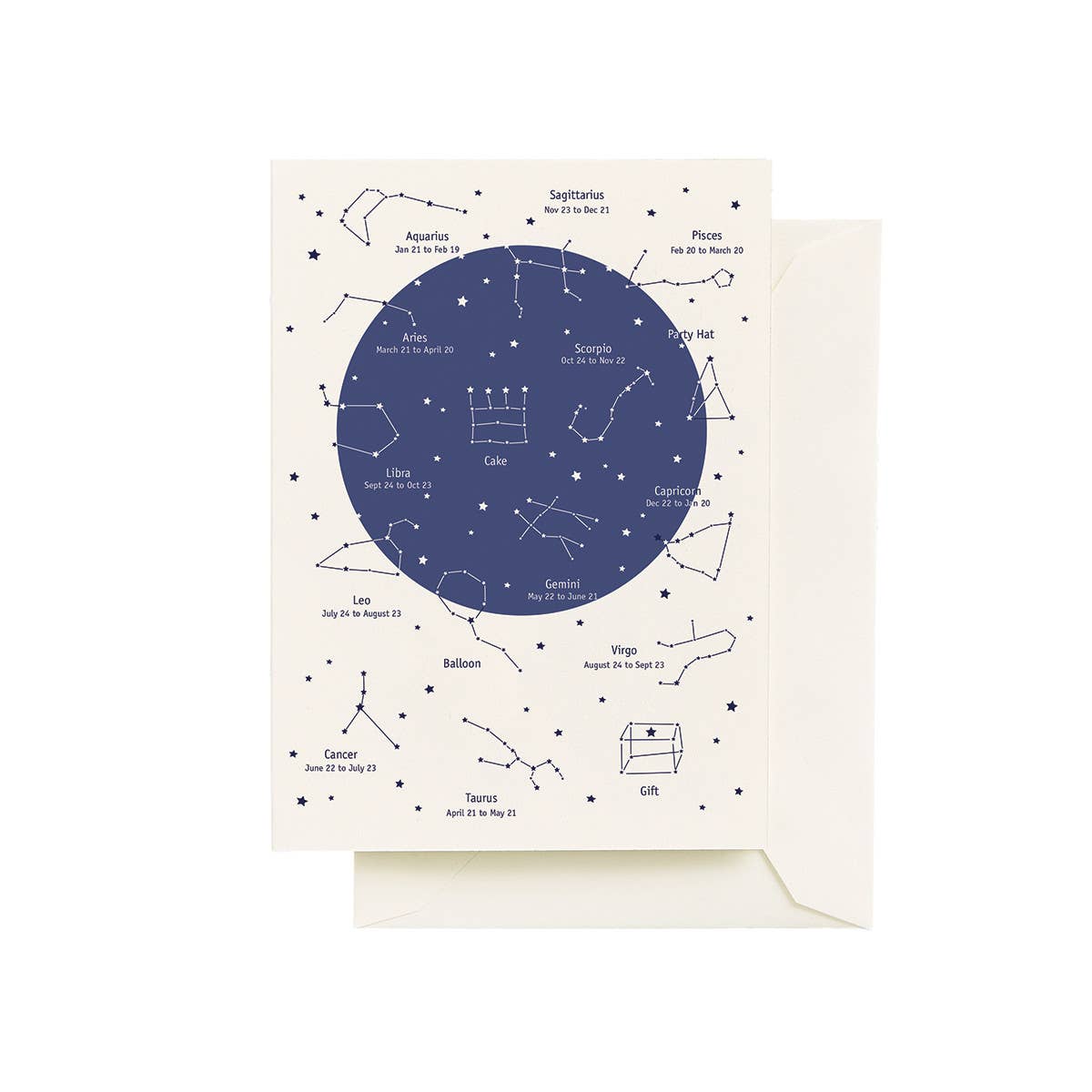 Seltzer Goods - Constellations Birthday Cards