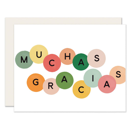 Slightly Stationery - Gracias Colorful Circles