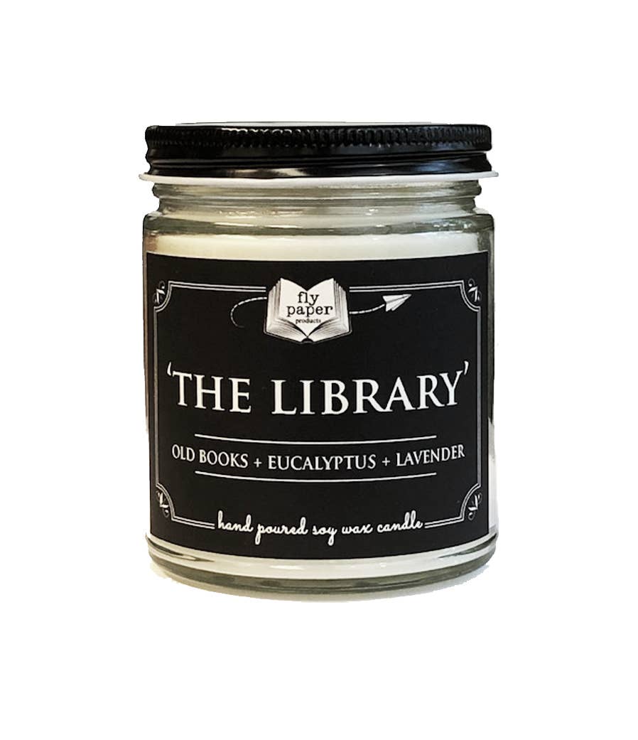 Fly Paper Products - The Library 9 oz Glass Candle