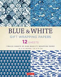 Blue & White Gift Wrapping Papers - Gift - Stomping Grounds