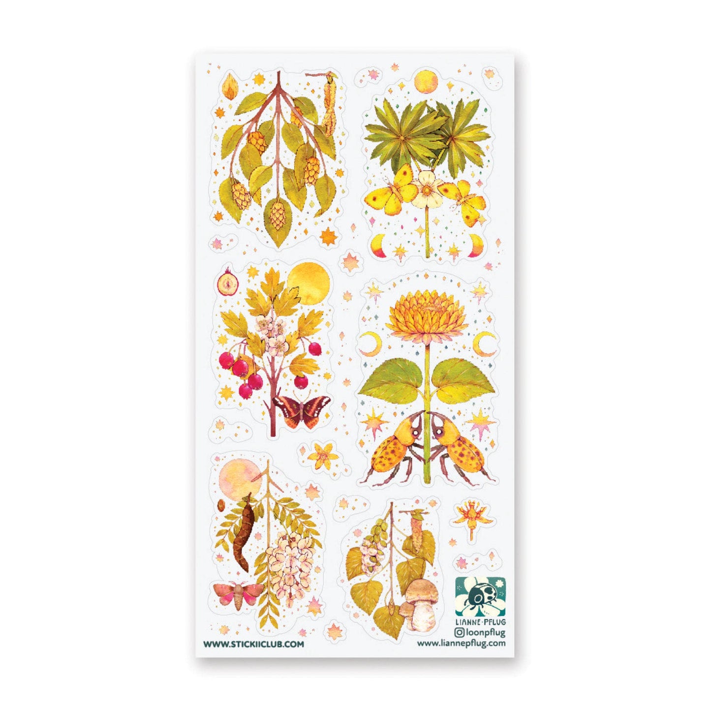 STICKII - Golden Garden Sticker Sheet