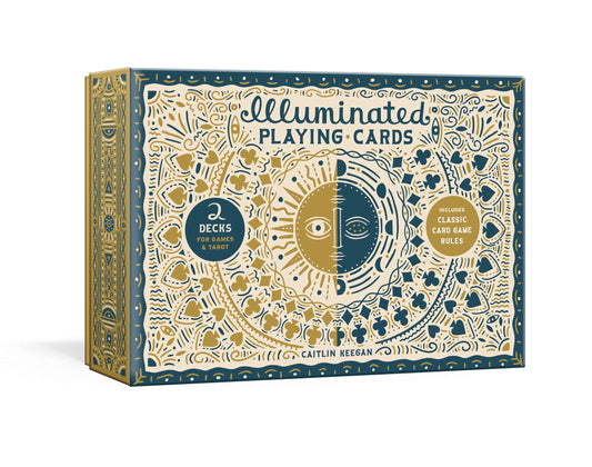 Illuminated Playing Cards by Caitlin Keegan - Two Decks for Games and Tarot