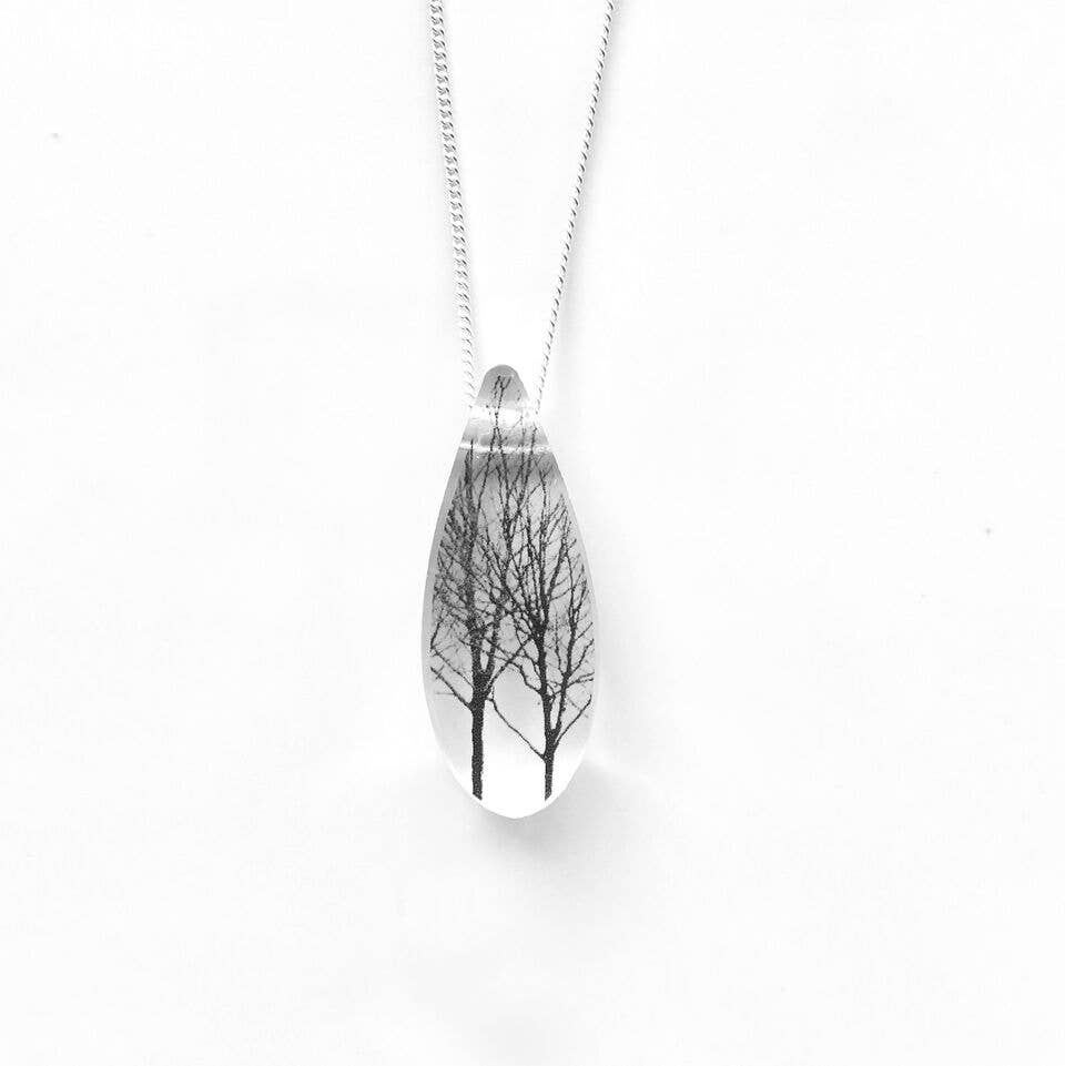 Black Drop Designs - Drip Trees Necklace