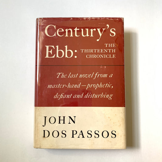 Vintage Book- Century's Ebb by John Dos Passos