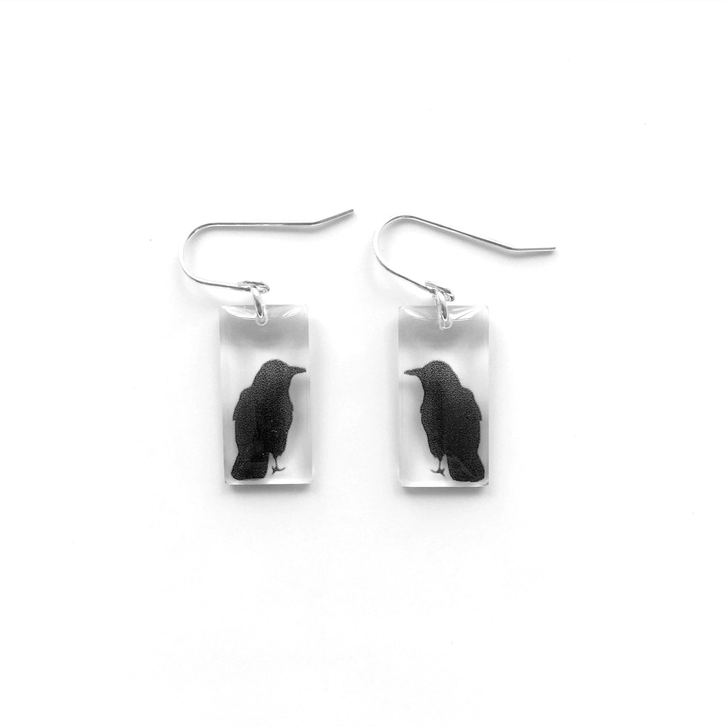 Black Drop Designs - Small Crow Earrings
