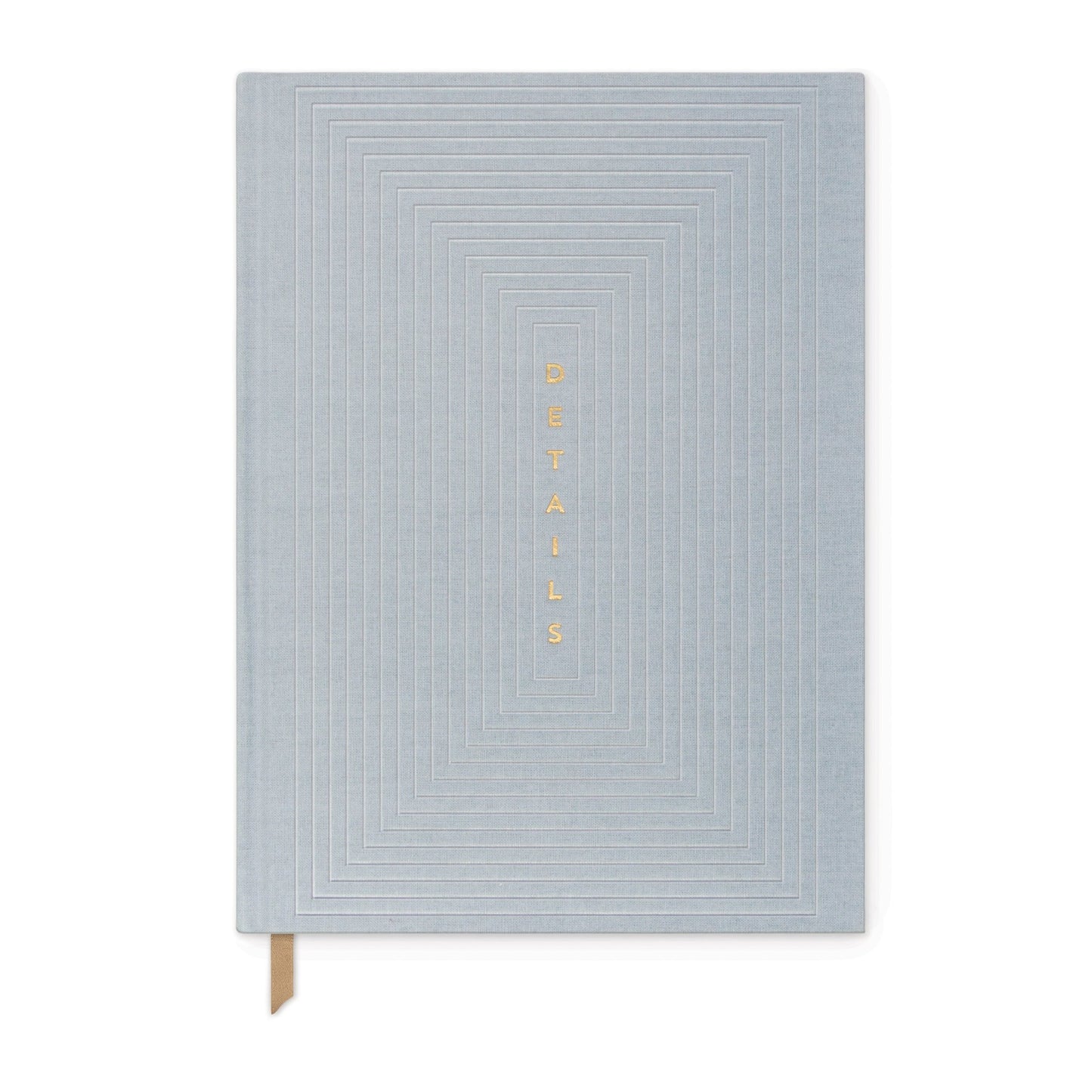 LINEAR CLOTH JOURNAL | DUSTY BLUE LINEAR BOXES "DETAILS"