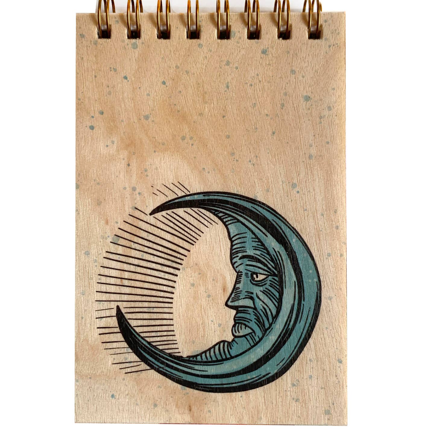 Spitfire Girl - Wood Notepad - Moon