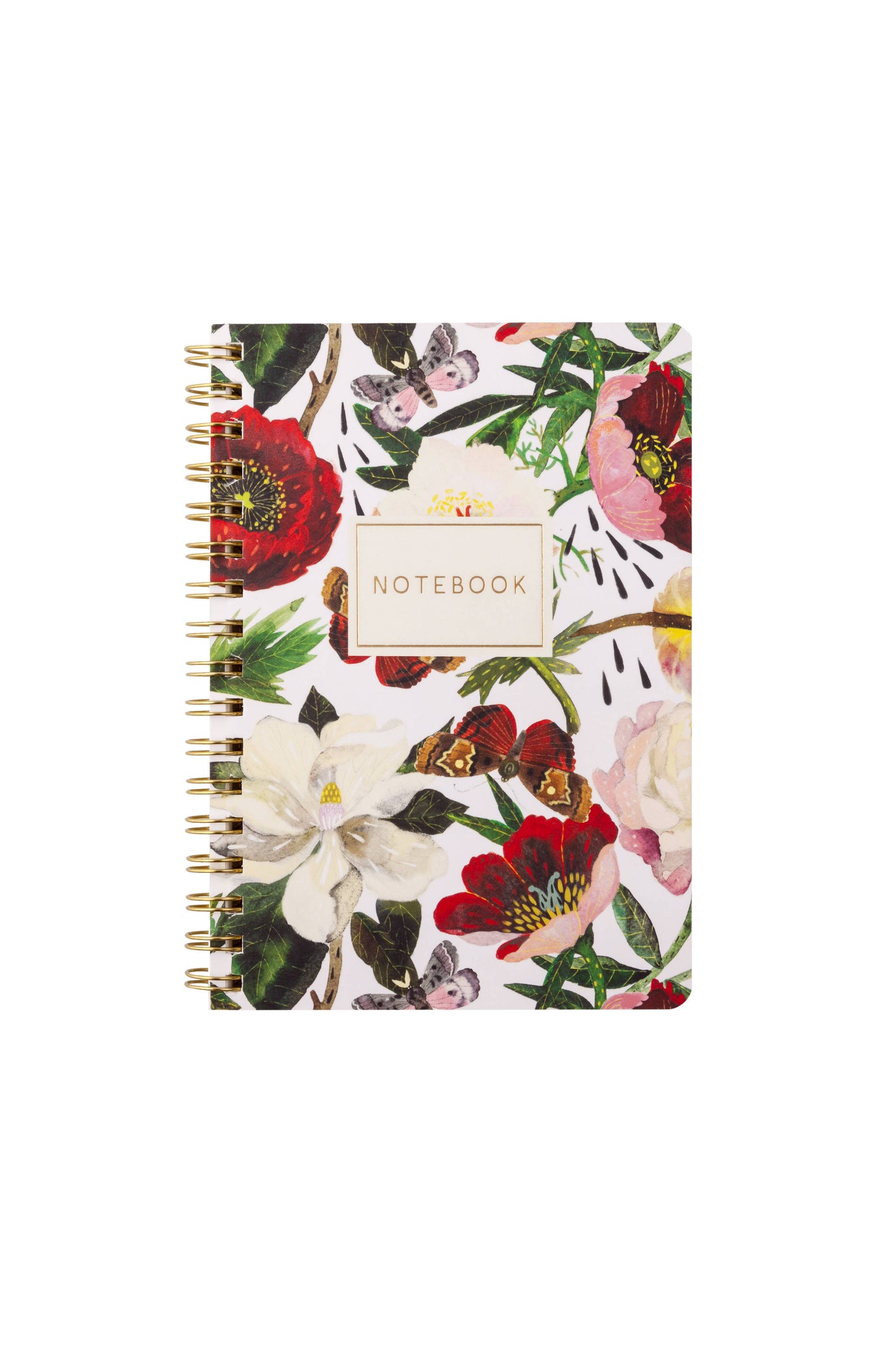 BV by Bruno Visconti - Small Spiral Notebook - Peonies
