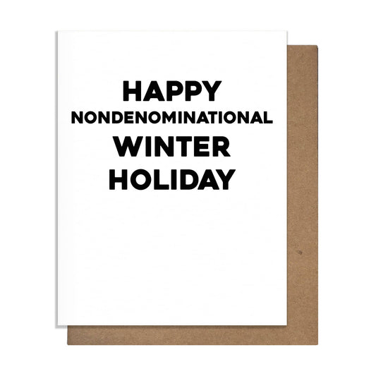 Pretty Alright Goods - Preorder Nondenominational Winter Holiday Card