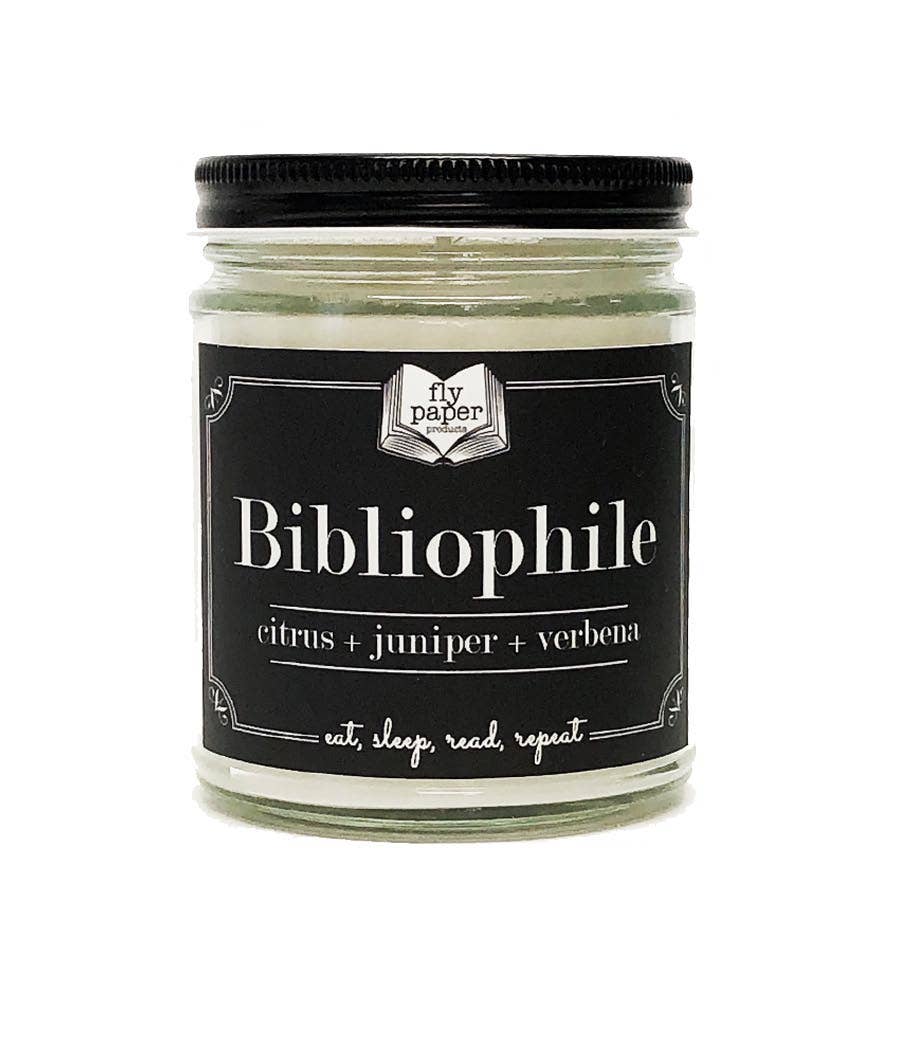 Bibliophile 9 oz Glass Soy Candle