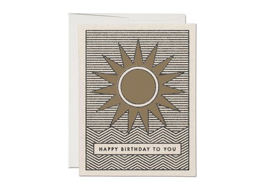 Red Cap Cards - Sunshine Birthday birthday greeting card