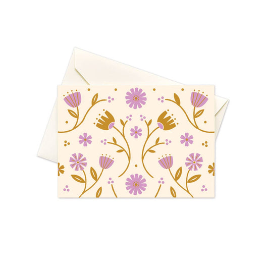 Seltzer Goods - Folk Floral Lilac Boxed Notes