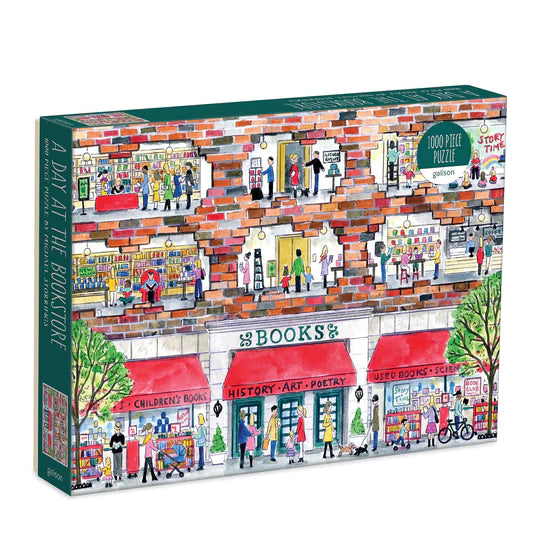 Michael Storrings A Day at the Bookstore 1000 Piece Jigsaw Puzzle
