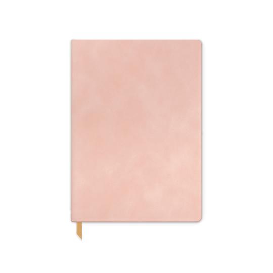 Vegan Suede Journal- Dusty Blush - Journals & Notebooks - Stomping Grounds